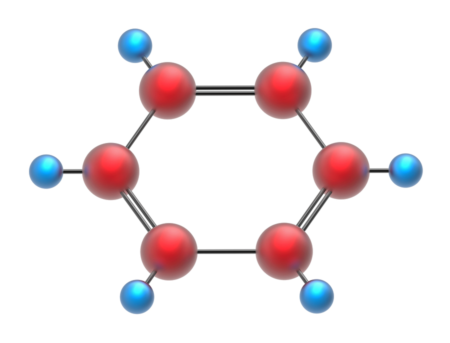 Бензол рисунок молекулы